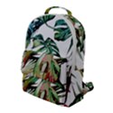 Tropical leaves Flap Pocket Backpack (Large) View1