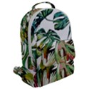 Tropical leaves Flap Pocket Backpack (Large) View2