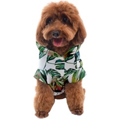 Tropical Leaves Dog Coat by goljakoff