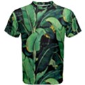 Night banana leaves Men s Cotton Tee View1