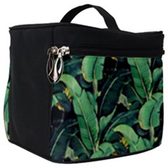 Night Banana Leaves Make Up Travel Bag (big) by goljakoff