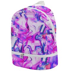 Hot Pink Fuchsia Flower Fantasy  Zip Bottom Backpack by CrypticFragmentsDesign