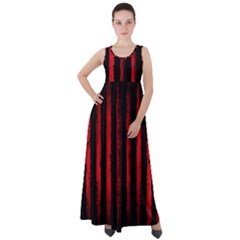 Red Lines Empire Waist Velour Maxi Dress by goljakoff