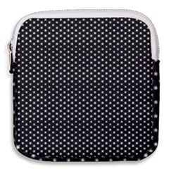 Stars On Black Ink Mini Square Pouch by goljakoff