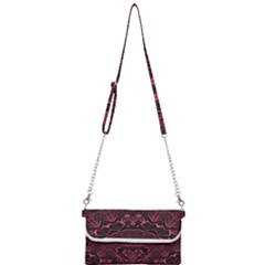 Burgundy Mini Crossbody Handbag by LW323