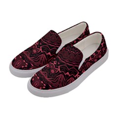 Pink & Black Women s Canvas Slip Ons by LW323