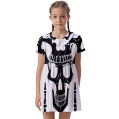 Bad 2 The Bone Kids  Asymmetric Collar Dress by MrsTheDON