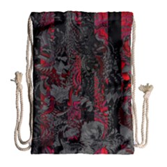 Gates Of Hell Drawstring Bag (large) by MRNStudios