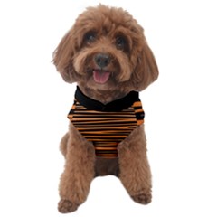 Tiger Stripes, Black And Orange, Asymmetric Lines, Wildlife Pattern Dog Sweater by Casemiro