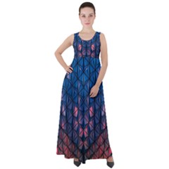 Abstract3 Empire Waist Velour Maxi Dress by LW323