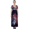 Space High Waist Short Sleeve Maxi Dress View1