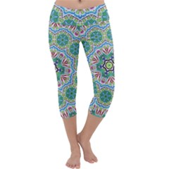 Hawaii Capri Yoga Leggings by LW323