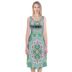 Hawaii Midi Sleeveless Dress by LW323