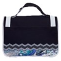 Blue Ocean Minimal Liquid Painting Satchel Handbag View3