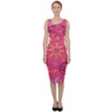 Pattern Mystic Color Sleeveless Pencil Dress View1