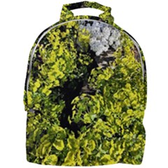 Acid Green Patterns Mini Full Print Backpack by kaleidomarblingart