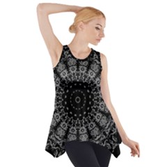 Gothic Mandala Side Drop Tank Tunic by MRNStudios