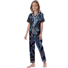 Sputnik Kids  Satin Short Sleeve Pajamas Set by MRNStudios