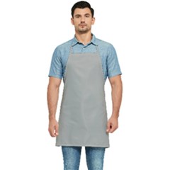 Drizzle Grey Kitchen Apron by FabChoice