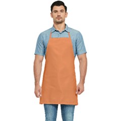 Coral Rose Kitchen Apron by FabChoice