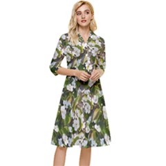 Blooming Garden Classy Knee Length Dress by SychEva