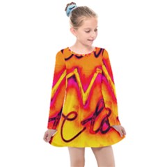  Graffiti Love Kids  Long Sleeve Dress by essentialimage365