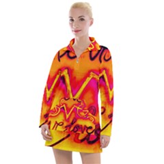  Graffiti Love Women s Long Sleeve Casual Dress by essentialimage365