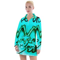  Graffiti Love Women s Long Sleeve Casual Dress by essentialimage365