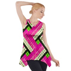 Pop Art Mosaic Side Drop Tank Tunic by essentialimage365