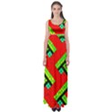 Pop Art Mosaic Empire Waist Maxi Dress View1