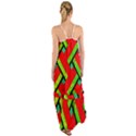 Pop Art Mosaic Cami Maxi Ruffle Chiffon Dress View2