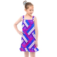 Pop Art Mosaic Kids  Overall Dress by essentialimage365