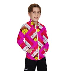 Pop Art Mosaic Kids  Windbreaker by essentialimage365