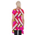 Pop Art Mosaic Short Sleeve Side Drop Tunic View2