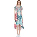 tropical love High Low Boho Dress View1