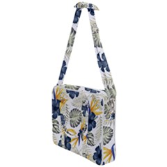 Tropical Blue Love Cross Body Office Bag by designsbymallika