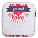 all you need is love Mini Square Pouch View2