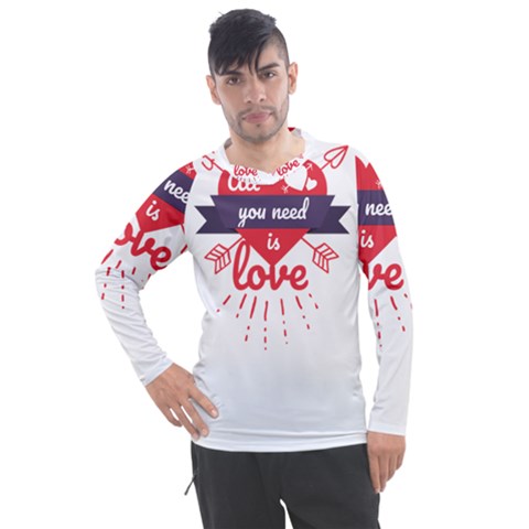 All You Need Is Love Men s Pique Long Sleeve Tee by DinzDas