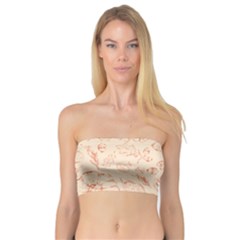 Thanksgiving Flowers And Gifts Pattern Bandeau Top by DinzDas