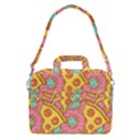 Fast Food Pizza And Donut Pattern MacBook Pro Shoulder Laptop Bag  View2