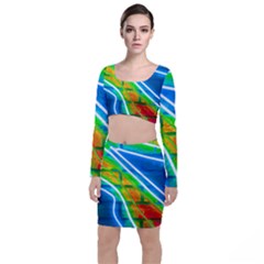 Pop Art Neon Wall Top And Skirt Sets by essentialimage365