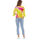 Pop Art Neon Wall Bell Sleeve Top View4