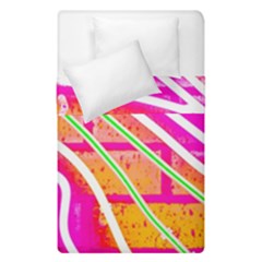 Pop Art Neon Wall Duvet Cover Double Side (single Size) by essentialimage365