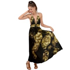 Bud Gilt  Backless Maxi Beach Dress by MRNStudios