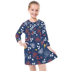 Beautiful Rose Kids  Quarter Sleeve Shirt Dress by tmsartbazaar