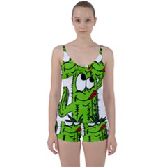 Cactus Tie Front Two Piece Tankini by IIPhotographyAndDesigns