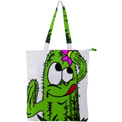 Cactus Double Zip Up Tote Bag by IIPhotographyAndDesigns