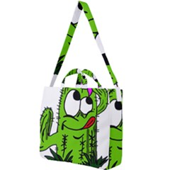 Cactus Square Shoulder Tote Bag by IIPhotographyAndDesigns