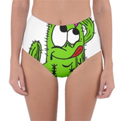 Cactus Reversible High-waist Bikini Bottoms by IIPhotographyAndDesigns