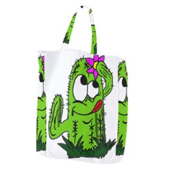 Cactus Giant Grocery Tote by IIPhotographyAndDesigns